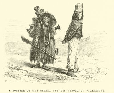 A Soldier of the Sierra and His Rabona or Vivandiere by Edouard Riou